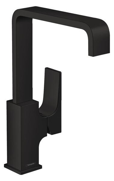 Hansgrohe Metropol Umyvadlová baterie 230 s plnou pákou a odtokovou soupravou Push-Open, matná černá 32511670