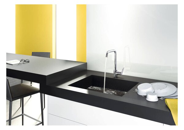 Hansgrohe Focus M41 kuchyňská páková baterie 260, 1jet, matná černá 31820670