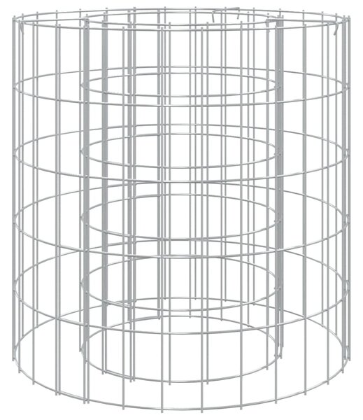 Gabionové ohniště Ø 50 cm pozinkovaná ocel 153558