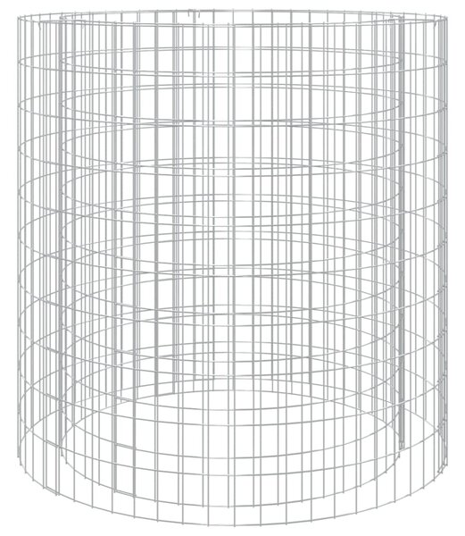 Gabionové ohniště Ø 100 cm pozinkovaná ocel 153561