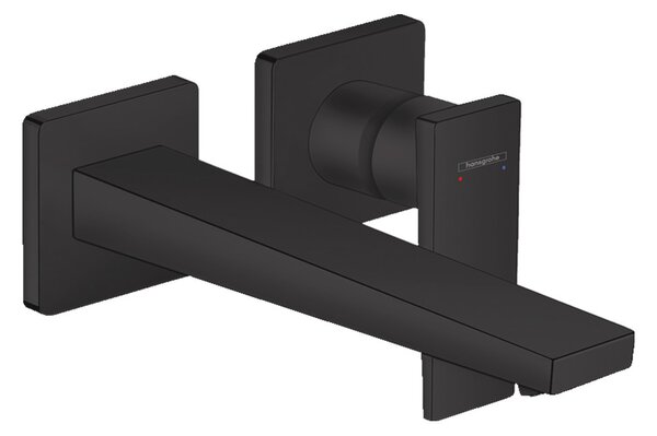 Hansgrohe Metropol Umyvadlová baterie s plnou pákou pod omítku, s výtokem 225 mm, matná černá 32526670