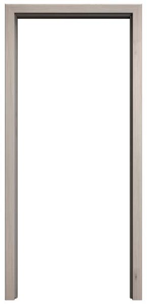 Zárubeň NORMAL pro celoskleněné dveře - CPL LAMINÁT - Borovice bílá Průchozí šířka (cm): 70, Průchozí výška (cm): 197