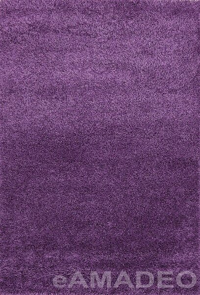 Kusový koberec Shaggy Plus 901 lilac - kruh - 200x200