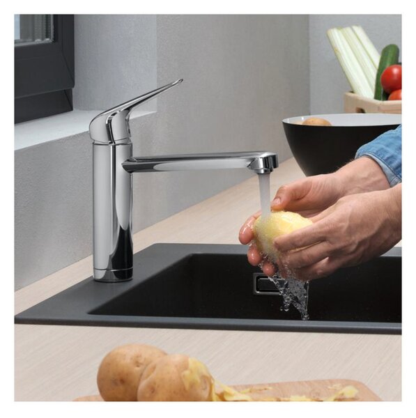 Hansgrohe Focus M42 Kuchyňská páková baterie 120, instalace před okno, 1jet, chrom 71807000