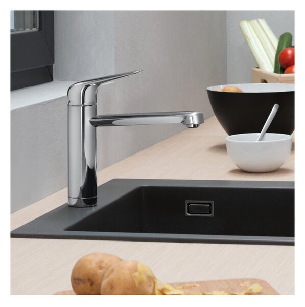 Hansgrohe Focus M42 Kuchyňská páková baterie 120, instalace před okno, 1jet, chrom 71807000