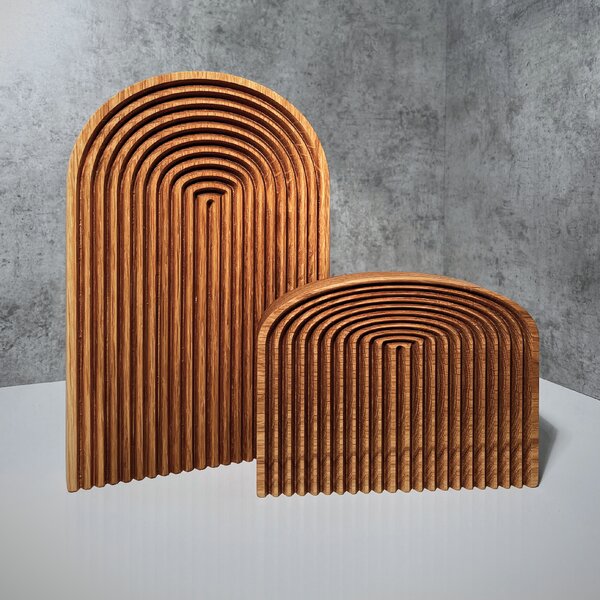 Wooden Mooden Dřevěná stolní dekorace Modern Velikost: 20x15 cm, Materiál: Mořený jasan
