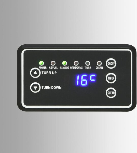 Výrobník ledových kostek stříbrný 45 kg / 24 h 153682