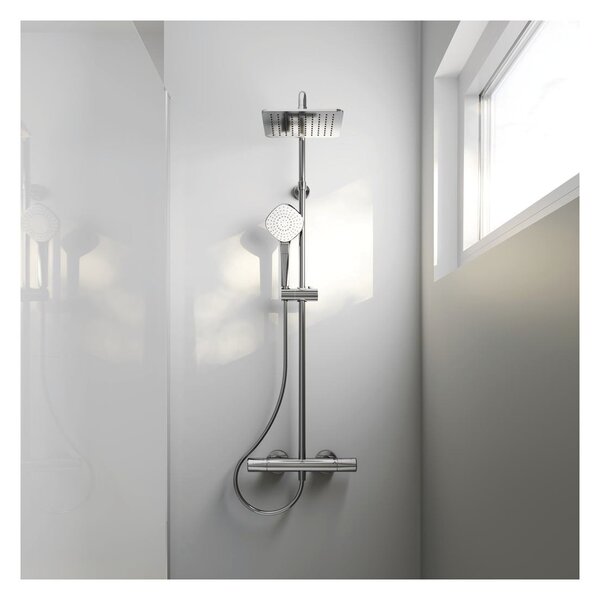 Ideal Standard CeraTherm T100 - Sprchový termostatický systém nástěnný, chrom A7240AA