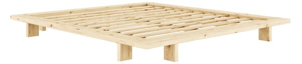Dvoulůžková postel z borovicového dřeva s roštem 160x200 cm Japan – Karup Design