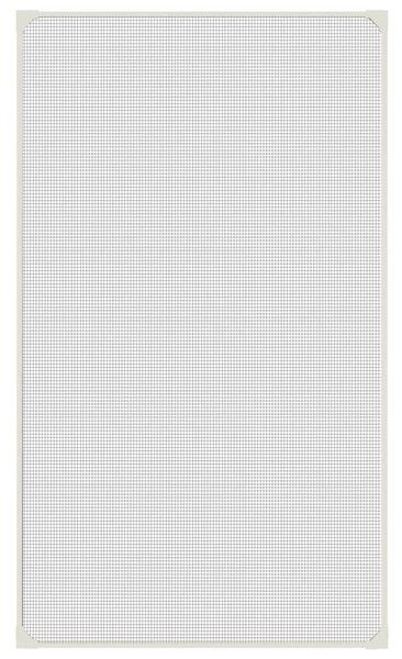Magnetická okenní síť proti hmyzu bílá 80 x 140 cm 153847
