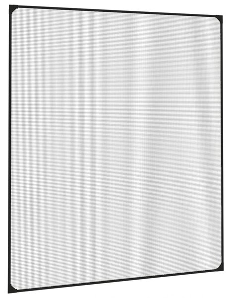 Magnetická okenní síť proti hmyzu antracitová 130 x 150 cm 153856