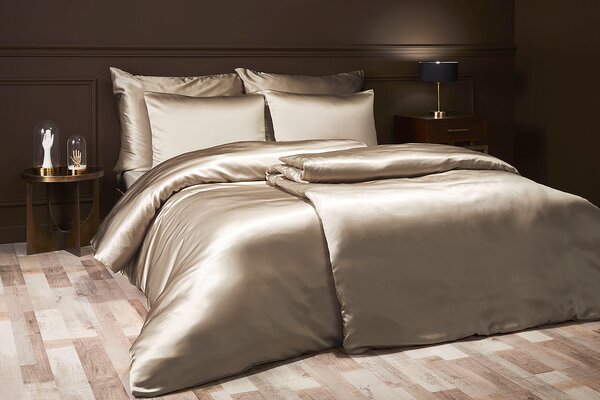 Povlečení Silk Taupe 100% Hedvábí 1x 140/200