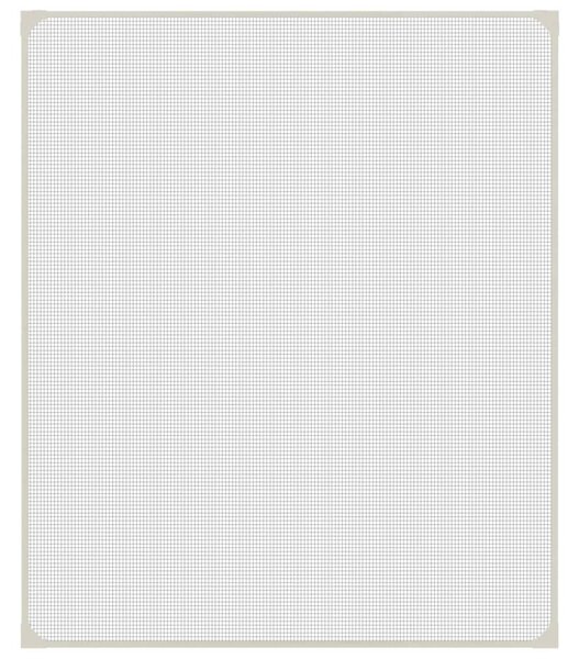 Magnetická okenní síť proti hmyzu bílá 100 x 120 cm 153851