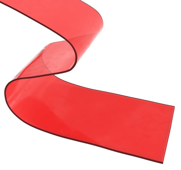 Závěs do dveří červený 200 mm x 1,6 mm 10 m PVC 153865