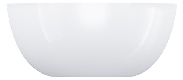 Omnires Shell M+ umyvadlo 35x35 cm kulatý na pult bílá lesk SHELL350UNBP