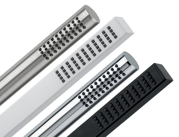 HG SET Ecostat Black - Sprchový systém pod omítku, Ecostat Square, termostatická baterie - kompletní sada, černá matná