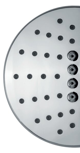 HG SET Jumbo - Sprchový systém pod omítku, Ø 400mm, 3 proudy, páková baterie - kompletní sada, chrom
