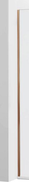 Mexen profilová lišta pro Kioto WALK-IN sprchové stěny 8mm, růžové-zlato, 800-00-60