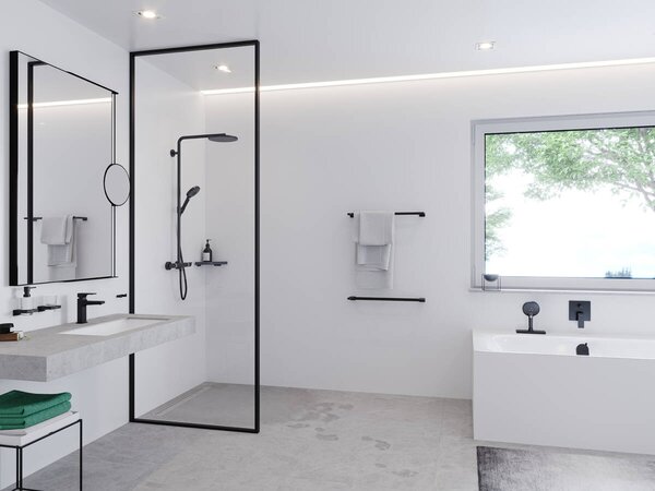 Hansgrohe AddStoris Q - Držák na osušku, chrom 41747000