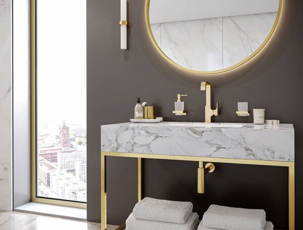 Hansgrohe AddStoris Q - Dávkovač tekutého mýdla, chrom 41745000