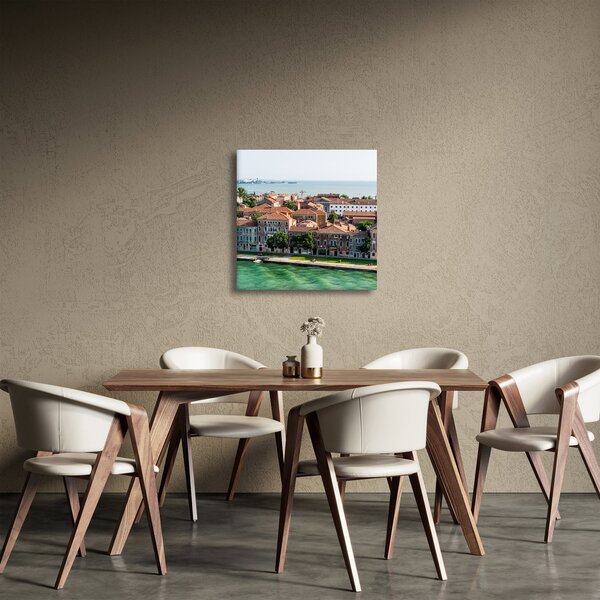 Obraz - Letecký pohled na město (30x30 cm)