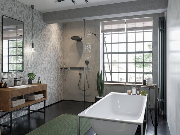 Hansgrohe AddStoris Q - Nádobka na ústní hygienu, kartáčovaný bronz 41749140