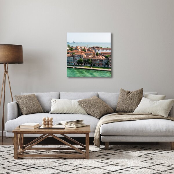 Obraz - Letecký pohled na město (30x30 cm)