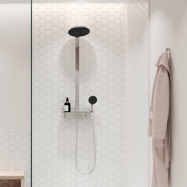 Hansgrohe Pulsify S Showerpipe 260 2jet se ShowerTablet Select 400, chrom 24240000