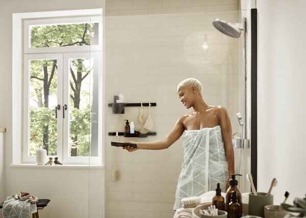 Hansgrohe WallStoris Stěrka, matná černá 27916670