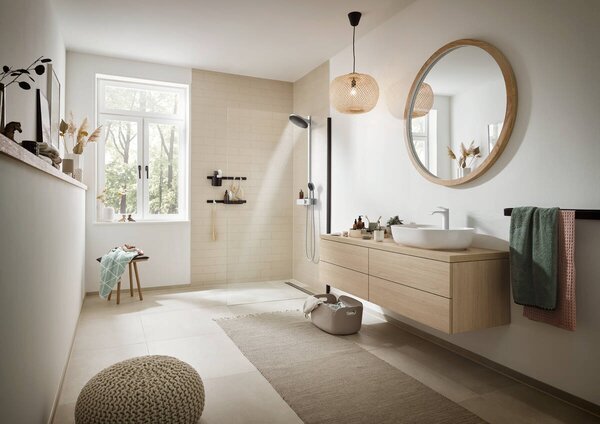 Hansgrohe Pulsify S Showerpipe 260 2jet se ShowerTablet Select 400, chrom 24240000