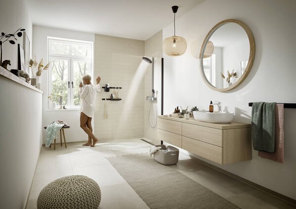 Hansgrohe Pulsify S Showerpipe 260 2jet se ShowerTablet Select 400, chrom 24240000