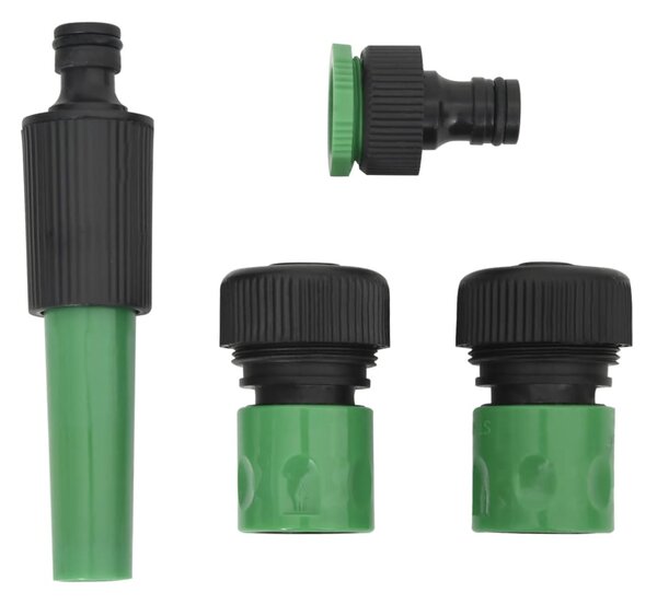 Zahradní hadice se sadou koncovek zelená 0,5" 10 m PVC 154368