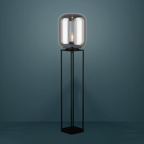 Eglo 39989 - Stojací lampa BULCIAGO 1xE27/40W/230V kouřová
