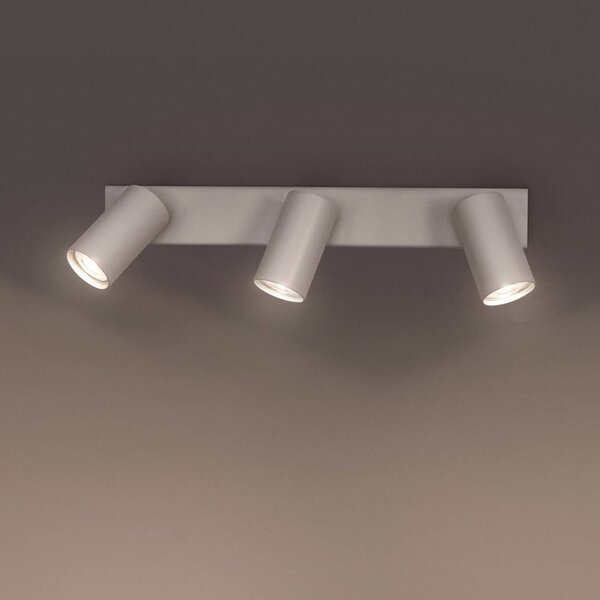 OSRAM stropní bodové světlo OCTAGON, bílý, 3-fázový, GU10-LED 927 stmívatelné, stmívatelný, Bílá / opál, Obývací pokoj / jídelna, kov, Moderní