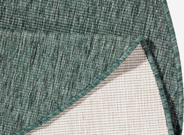 Oboustranný koberec Hanse Home Twin Miami zelený / krémový kruh