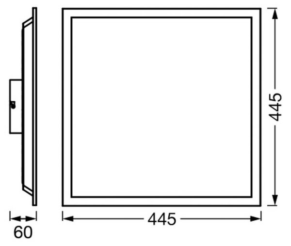 OSRAM SMART+ WiFi LED panel PLANON MAGIC, bílý 45 cm RGB, stmívatelný, Bílá / opál, Obývací pokoj / jídelna, kov, Moderní