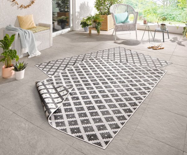 Oboustranný koberec Hanse Home Twin Nizza šedý / krémový