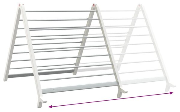 Sušák na vanu rozkládací 53–90 cm hliník 154602