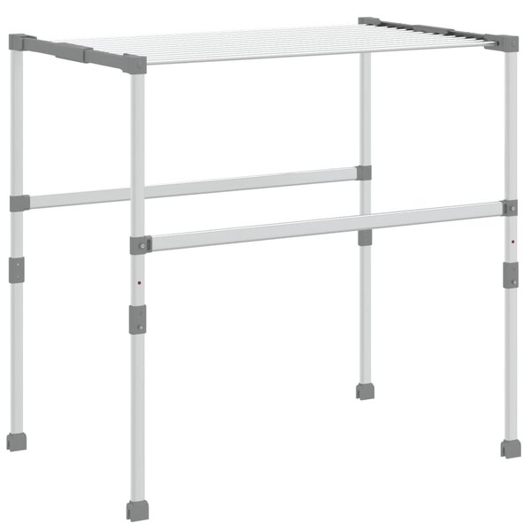 Sušák na prádlo 83 × (50–55) × (40–85) cm hliník 154601