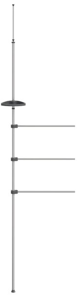 Držák na ručníky 47 x 280 cm hliník 154598