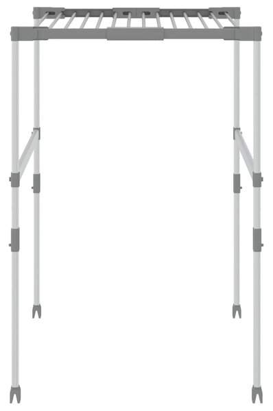 Sušák na prádlo 83 × (50–55) × (40–85) cm hliník 154601