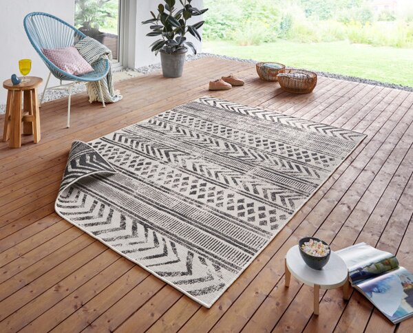 Oboustranný koberec Hanse Home Twin Supreme Biri černý / krémový