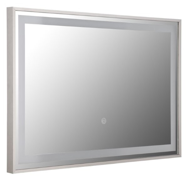 GLOBO 84036 RIVAS zrcadlo s LED osvětlením LED 10W 804/512lm 2700+4000+6500K nikl matný