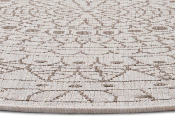 Oboustranný koberec Hanse Home Twin Porto linen kruh