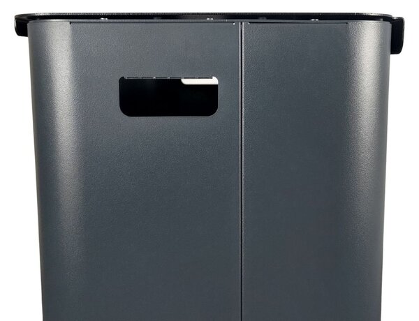 Alda Sestava na tříděný odpad Eko Star Station 2 x 60 l, lakovaná ocel, šedá