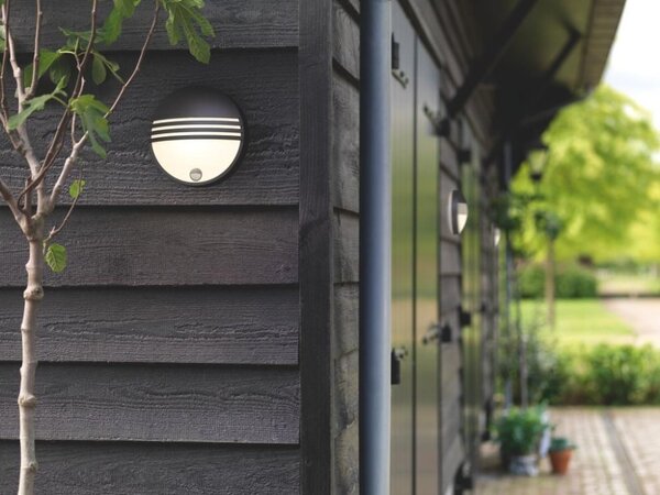 Philips 17297/30/16 Yarrow LED nástěnné svítidlo so senzorem 1x6W IP44