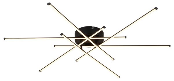 GLOBO 67380-40 LAWSON stropní svítidlo D800mm LED 40W 4345/2870lm 3000K černá
