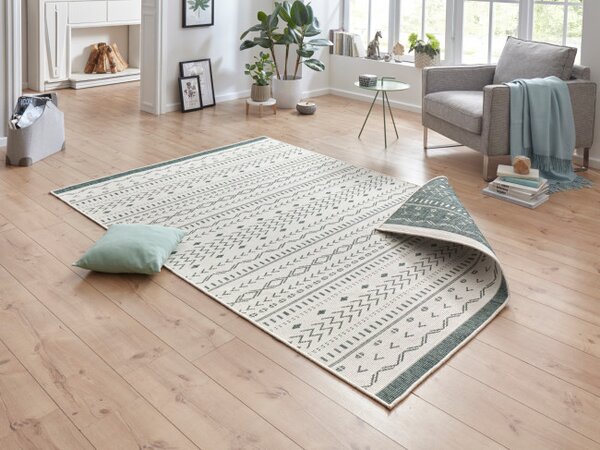 Oboustranný koberec Hanse Home Twin Supreme Kuba zelený / krémový