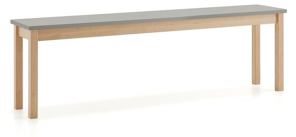 AJ Produkty Lavice ZET, 1800x440 mm, šedá