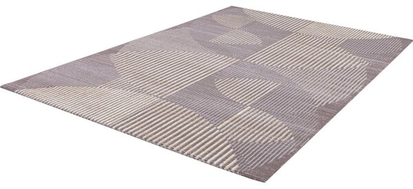 Šedý vlněný koberec 100x180 cm Shades – Agnella